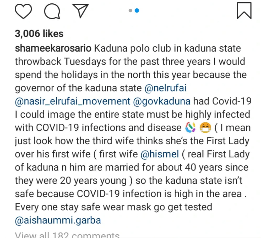 Lady Who Is Allegedly In A Relationship With El Rufai Was Allegedly In Kaduna Recently To See Him