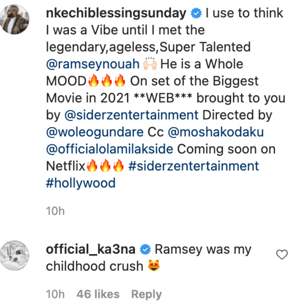 BBNaija: Ramsey Nouah Was My Childhood Crush- Ka3na Discloses