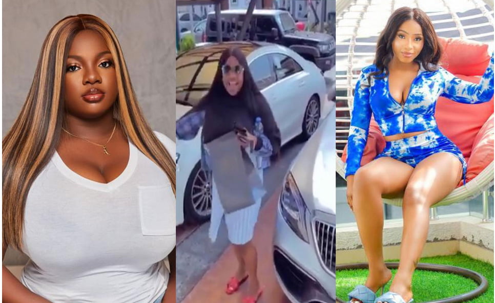 BBNaija: Moment Dorathy Lamented Over Parking Space During Her Arrival At Mercy Eke’s House (Video)