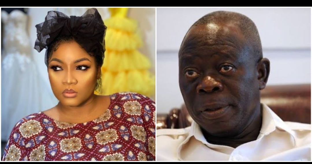 Actress Omotola calls out blog for suggesting there's something going on between her and Oshiomhole