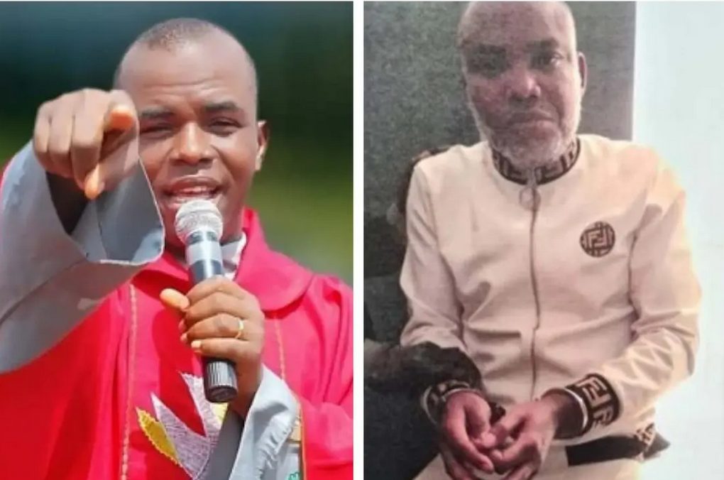 Fr Mbaka reveals those who sold out Nnamdi Kanu