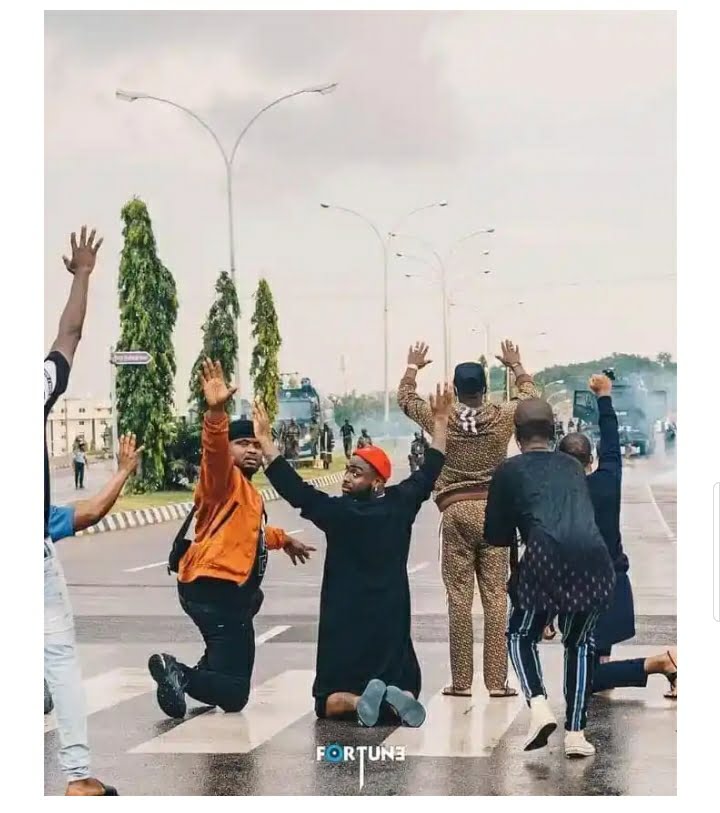 End Sars Memorial: Nigerian Celebs Share Throwback Photos To Observe Protest