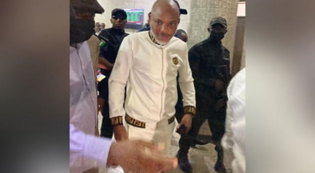 Nnamdi Kanu Biafra: IPOB leader brought to court amidst tight security