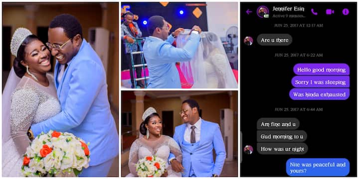 I Finally Got Him; Nigerian Lady Shares Chats as She Weds Man who Had Been Ignoring her Since 2017 on Facebook