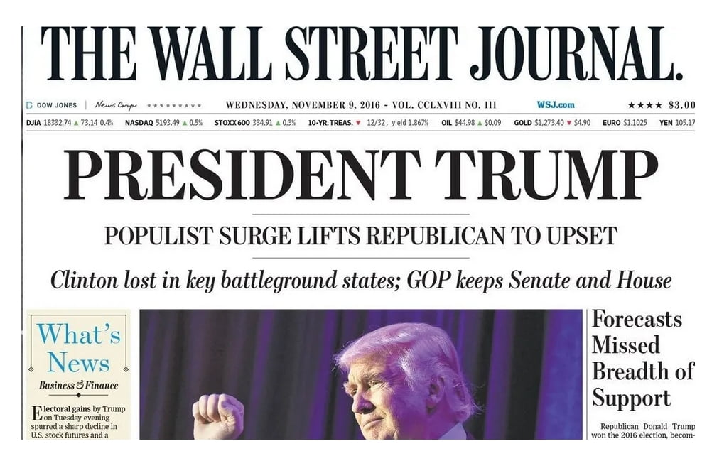 What Did The Wall Street Journal Say About Donald Trump