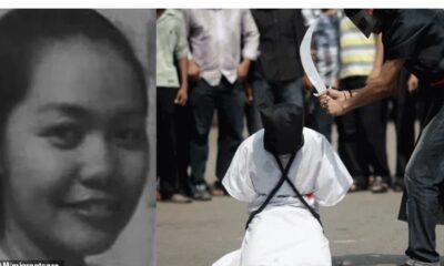 Saudi Arabia executes an Indonesian maid for killing her boss while he was rapping her, causing outrage throughout the world.