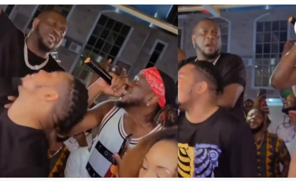 As part of their birthday celebrations, Peter and Paul Okoye sing hit songs for visitors (videos)