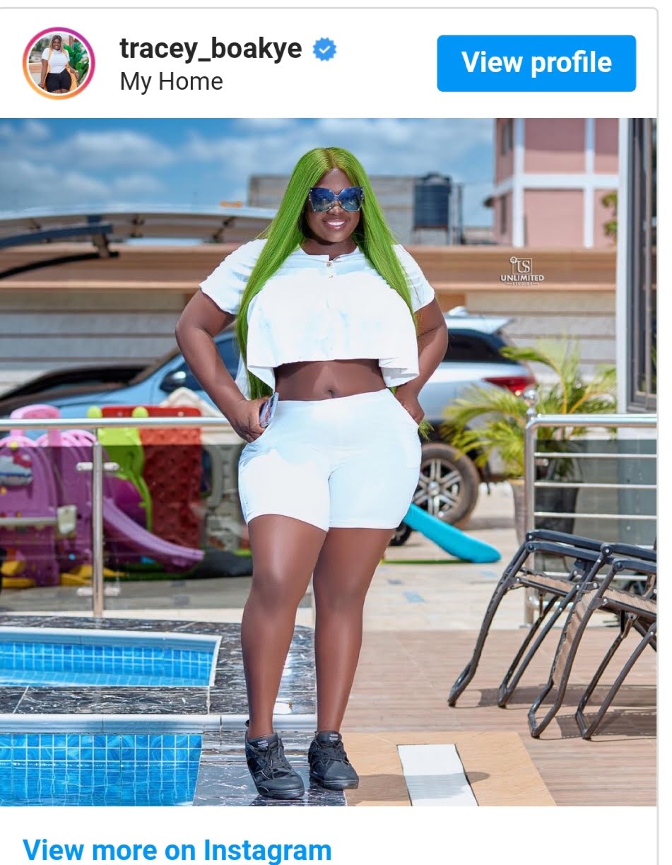 In a stunning new photo, Tracey Boakye shows off her immaculate beauty. 
