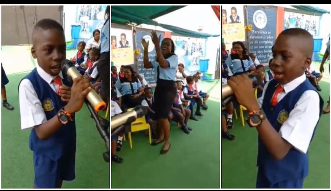 Nigerian kid contesting for head boy post reads manifesto in video, wows many
