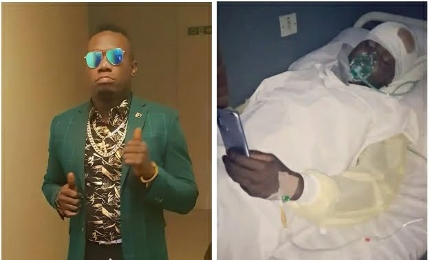 Duncan Mighty, a singer, is fighting for his life after a horrific car accident.