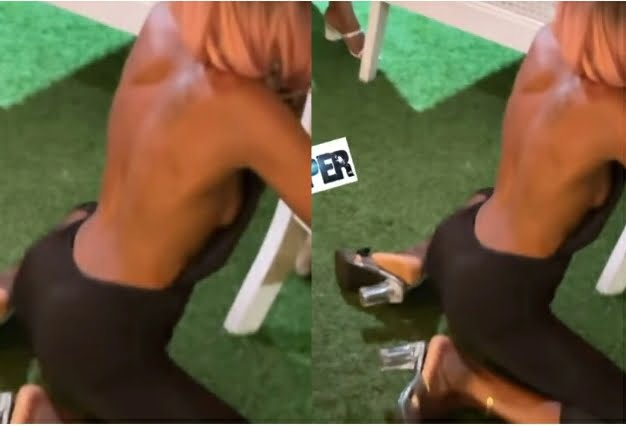 Small Nyash Dey Shake- Moment Slim Lady Wowed Guests By Shaking Her Bortos To Entice Them [VIDEO]