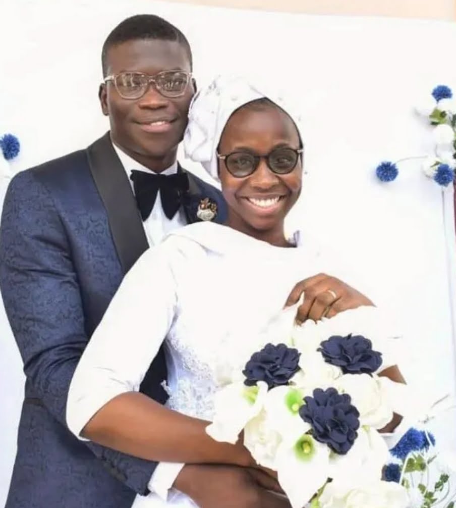 Beautiful Nigerian bride goes all natural on her wedding day; no makeup and accessories (Photos/video)