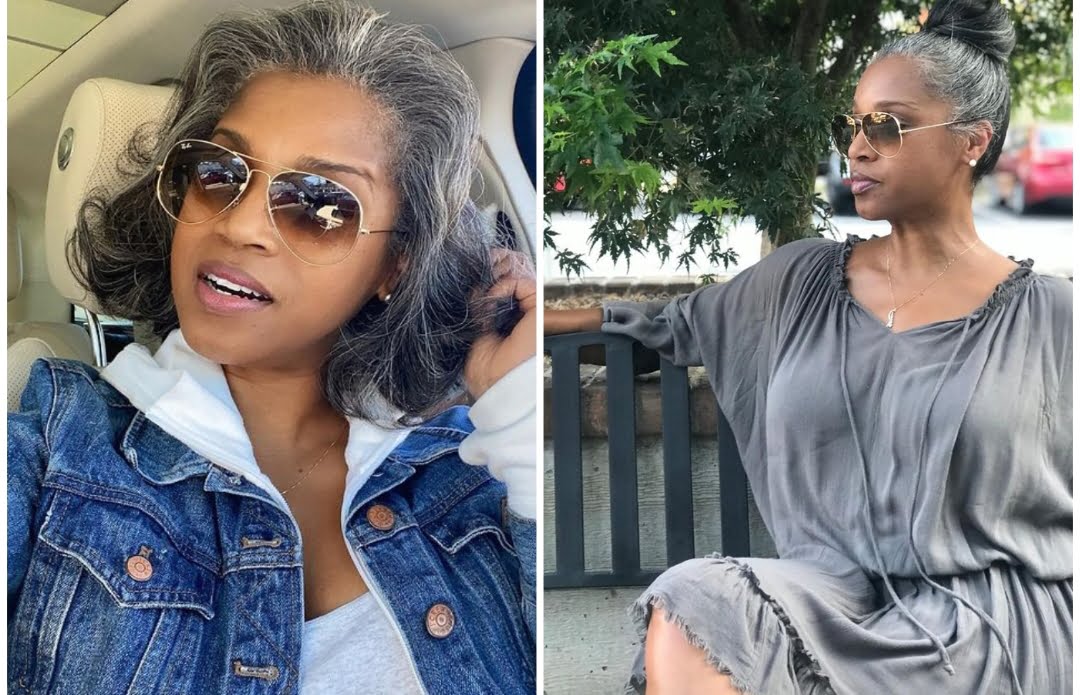 54 Year Old Lady's Cute Photos Has Social Media Tripping over Her Ageless Beauty and Boss Babe Vibes