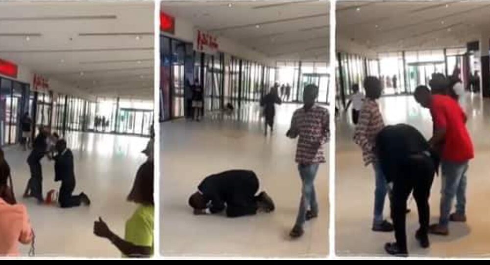 Wahala no dey finish: Lady rejects her man's proposal, he cries like a baby
