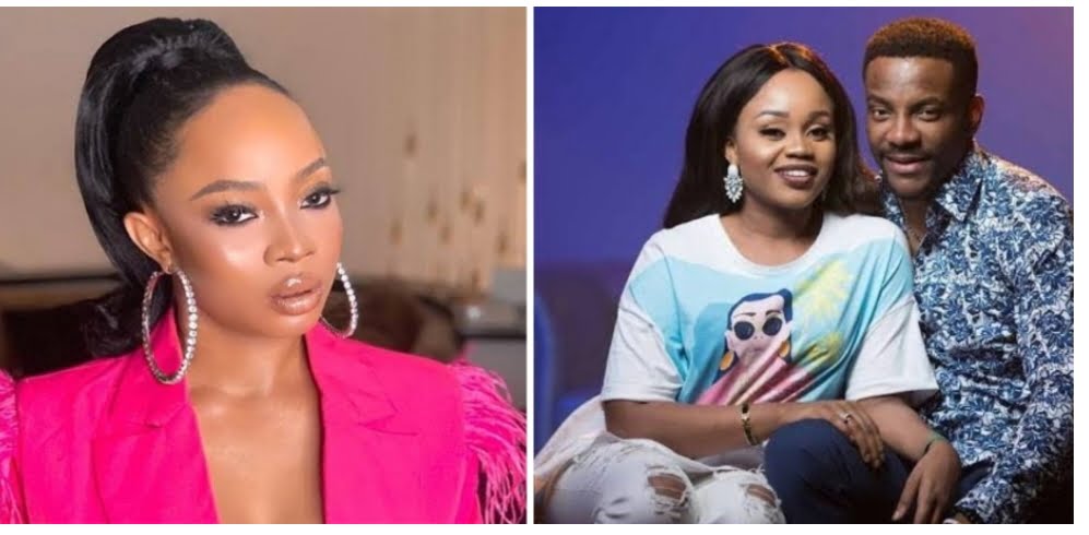 VIDEO:”It’s Nobody’s business” – Ebuka replies Toke Makinwa after asking him if he married his wife for money