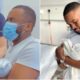 Williams Uchemba wonders why he's in pain while daughter takes immunisation