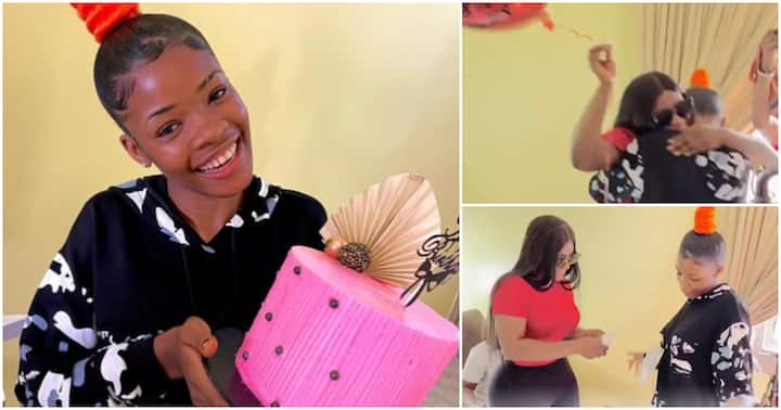 Destiny Etiko Shows Up With Cake, ‘Paranran’ As She Showers Adopted Daughter With Money on Birthday