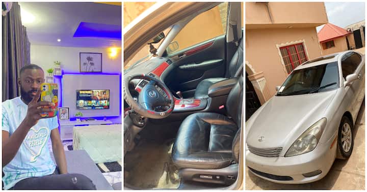 Nigerian Man Shows off His New Car in Lovely Photos, Says it is a Little Thing, Social Media Reacts