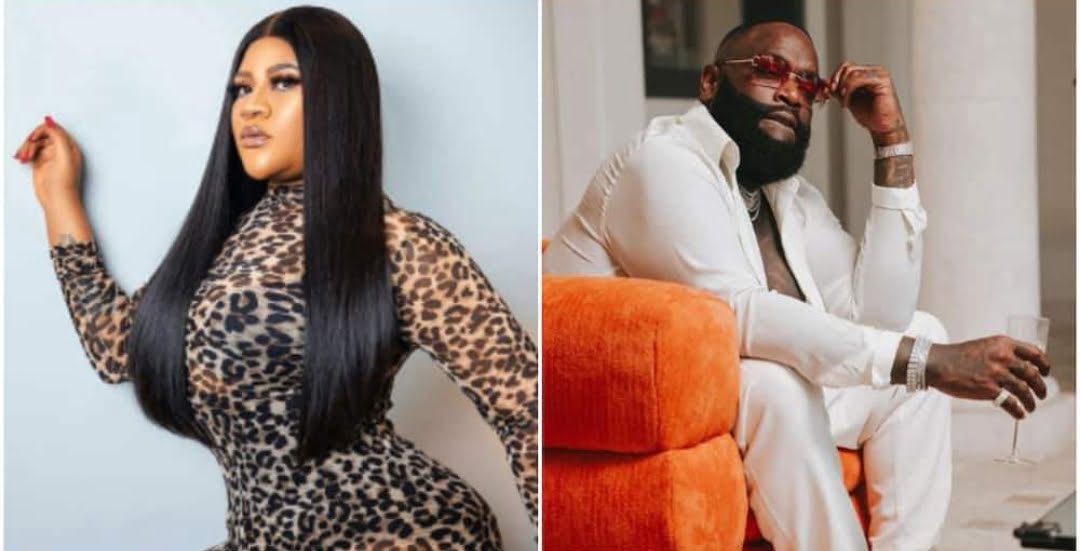 Mama your child don blow: Nkechi Blessing says after Rick Ross follows her on IG