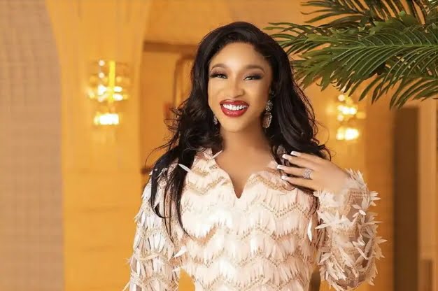 Tonto Dikeh can't believe what she's seeing after watching the Chrisland School Tape.