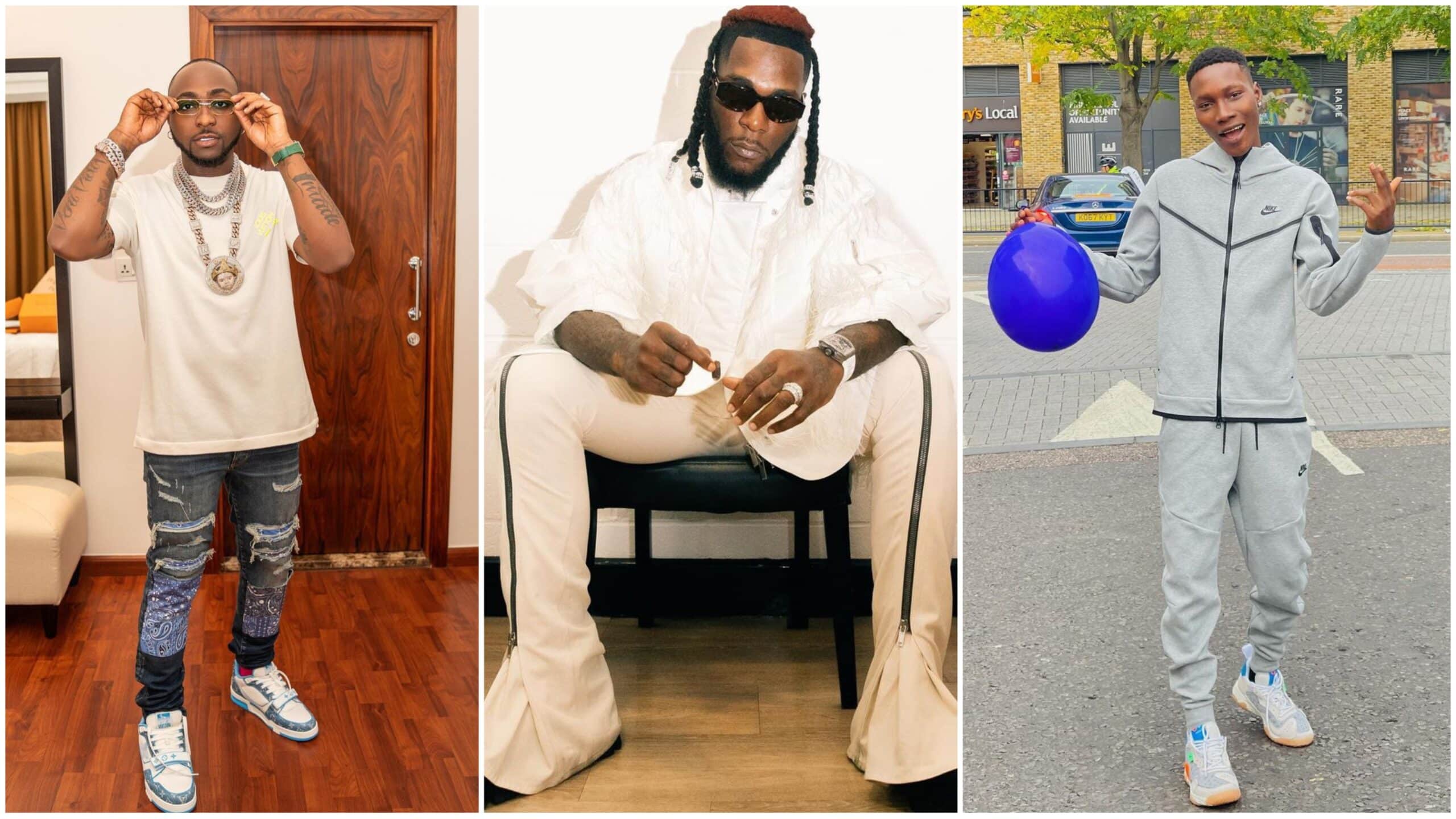 Davido, Burna Boy, Zinoleesky, to Drop Music on the Same Day, Fans Debate on Who Will Be Number 1