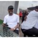 So Sweet: Moment Obi Cubana’s Lookalike Brother Jumped on Him Like a Child After Winning Primary Election