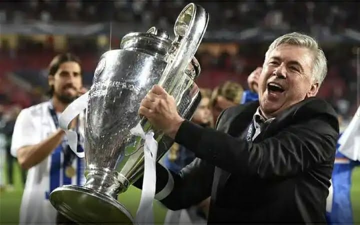 Real Madrid coach Ancelotti breaks records; becomes first coach to win Champions League four times