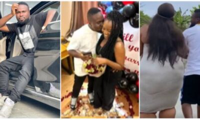 Why She Get Small ‘Yansh’? Reactions As Skit Maker Sir Balo Proposed to Longtime Lover, Sweet Video Hits Instagram