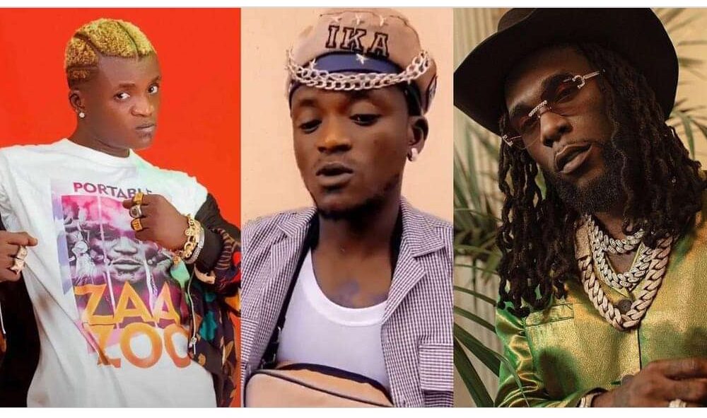 “Don’t rip me” — Portable calls out Burna Boy for allegedly exploiting his intellectual properties (video)