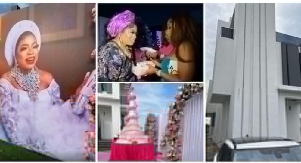 Bobrisky's N400m Mansion: Videos From Crossdresser’s Housewarming Party, Mercy Eke, Other Celebs Rain Cash