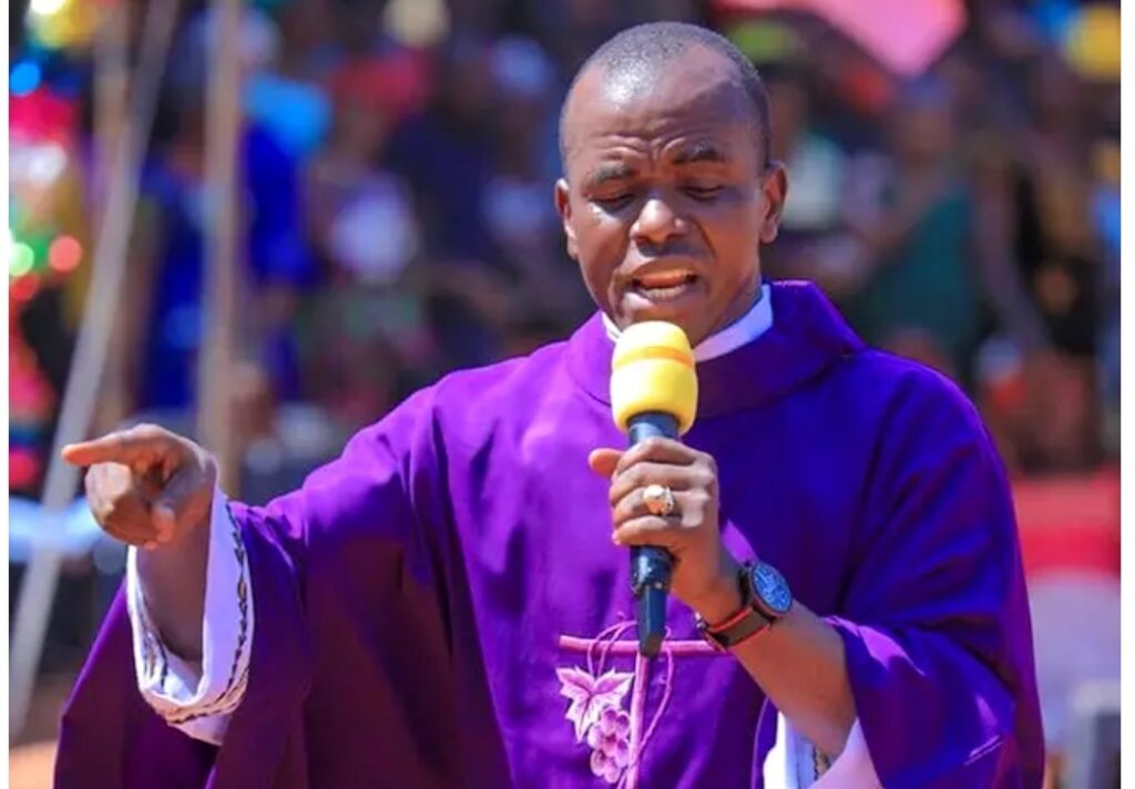 Fr Mbaka returns to Adoration, addresses congregation amid tears