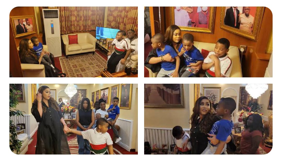 Femi Fani Kayode tears up as ex wife, Precious Chikwendu visits his house for the first time in two years, recounts the touching experience (Photos)