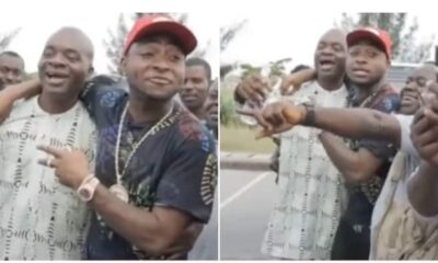 Na These Guys Give Me F9”: Old Video Emerges of Davido With His Teacher, Man Proudly Takes Photo With Singer