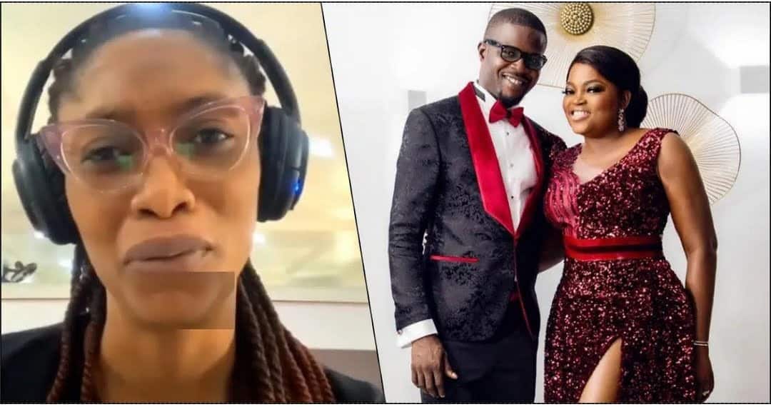 “JJC Skillz Was Sent Out Because He Did Not Submit To His Wife, Funke Akindele” – Lady Reveals (WATCH VIDEO)