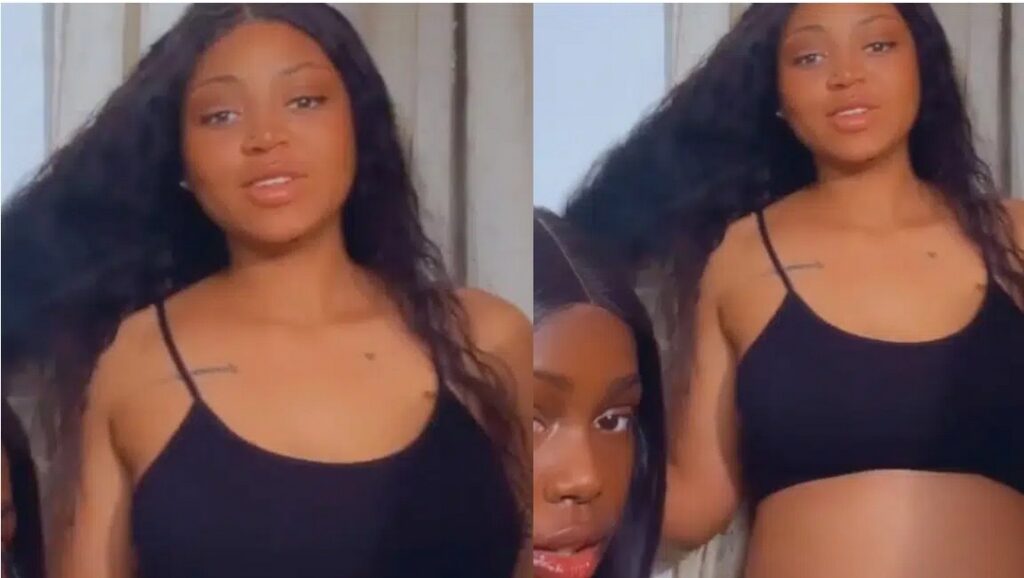 Video Of Regina Daniels At The Time She Was 7 Months Pregnant Go Viral (WATCH VIDEO)