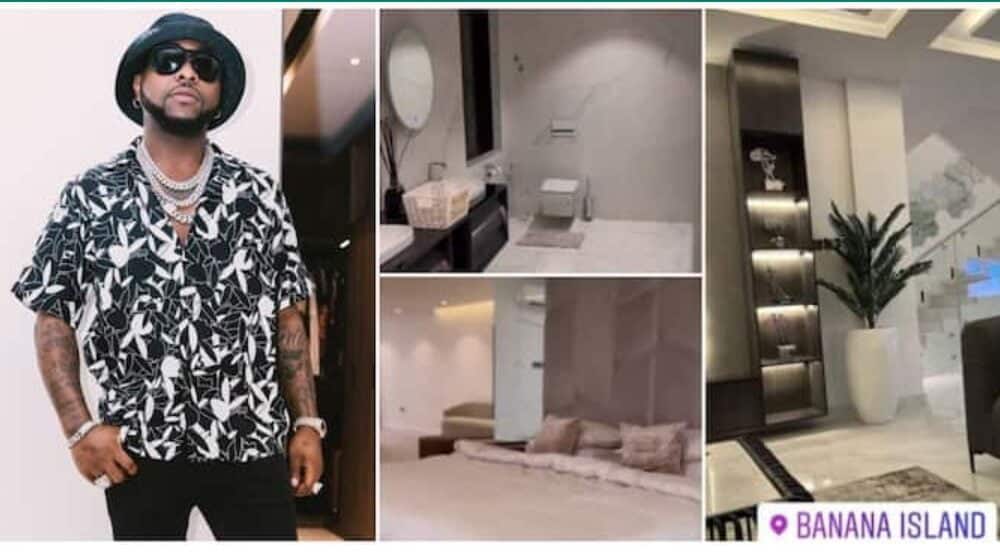 “See Where Davido Dey Stay”: Man Drags Singer, Shares Video of Heavily Flooded Road That Leads to His Mansion
