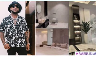 “See Where Davido Dey Stay”: Man Drags Singer, Shares Video of Heavily Flooded Road That Leads to His Mansion