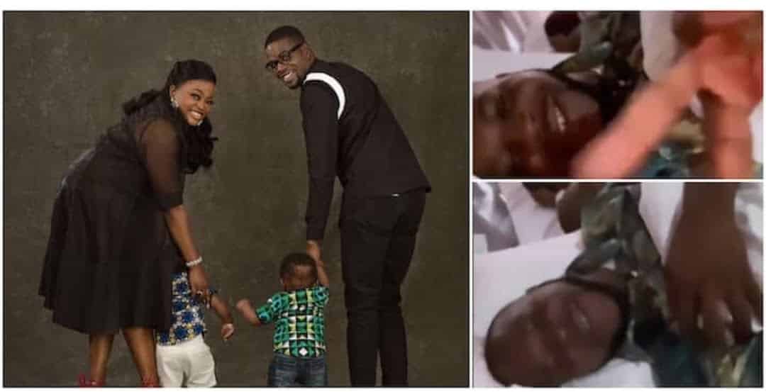 JJC All Smiles in Adorable Photos As He Reunites With Twin Sons Amid Split From Actress Funke Akindele