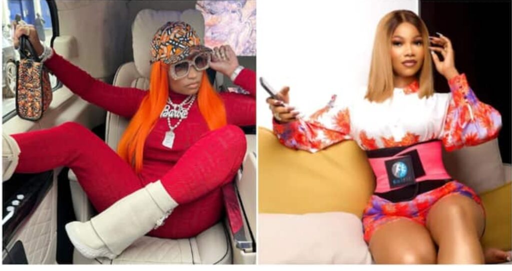 I Love You Tacha: US Rapper, Nicki Minaj Tells BBNaija Star on IG Live, Video Trends With Hilarious Reactions 