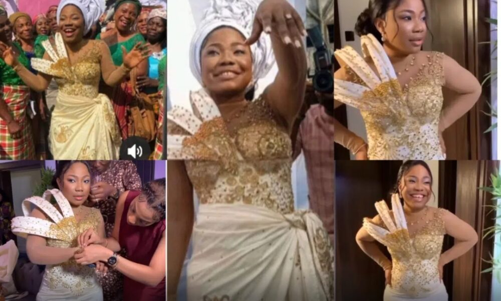 Mercy Chinwo bea,ms with joy as she holds wedding introduction (Photos and Video)