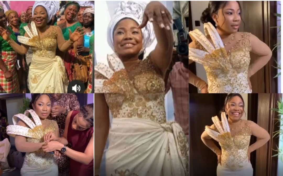 Mercy Chinwo bea,ms with joy as she holds wedding introduction (Photos and Video)