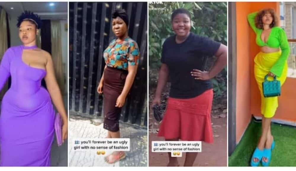 You Added Height": Lady Who Was Mocked for Being Ugly, Shows off Her Transformed Look in Fine Photos
