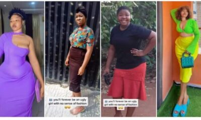 You Added Height": Lady Who Was Mocked for Being Ugly, Shows off Her Transformed Look in Fine Photos