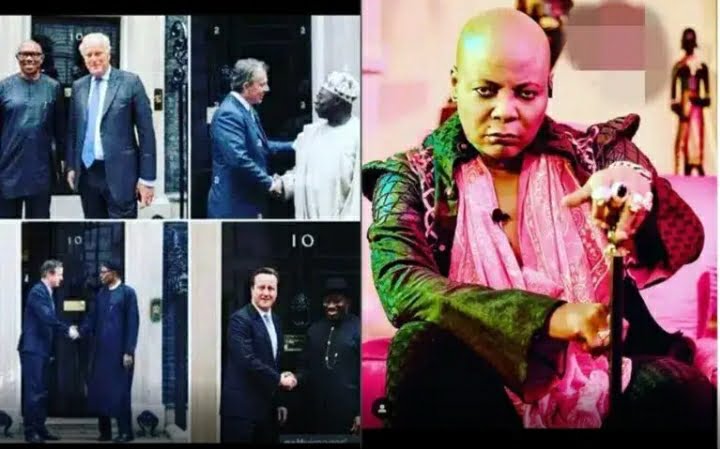 ‘Is this how Britain lets us know our next President?’ – Charly Boy reacts to photo of Boris, Peter Obi and past country leaders