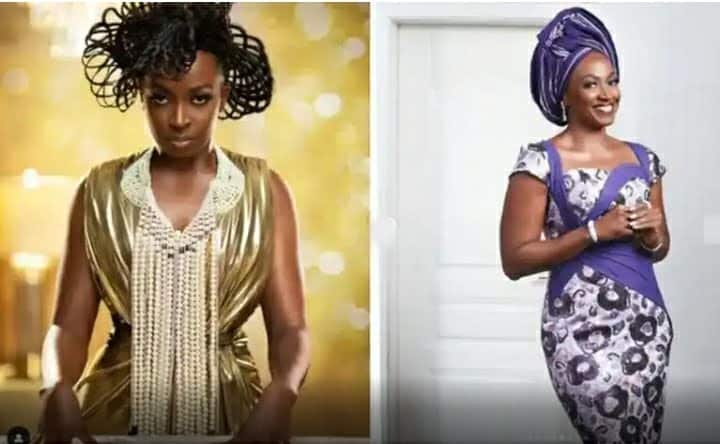 Kate Henshaw reacts after being labelled a witch