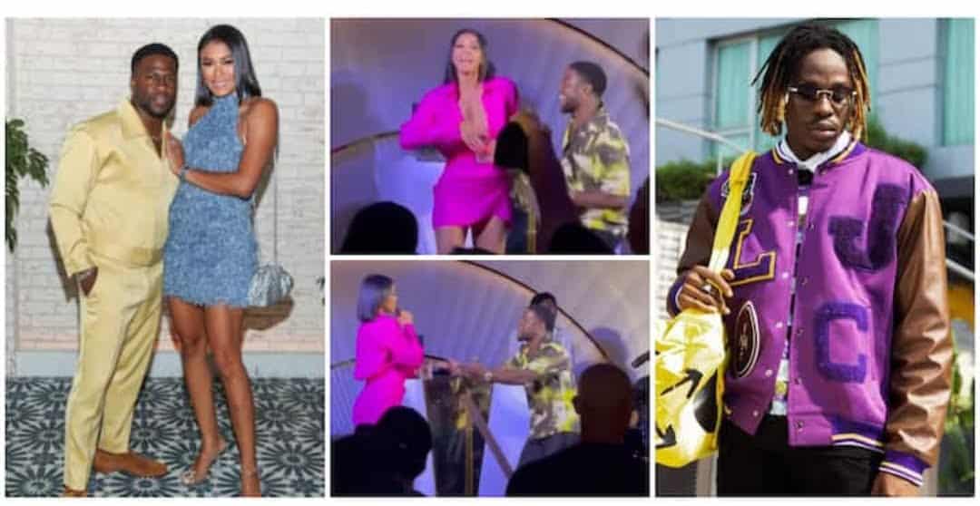 He Chop Mouth Hollywoods Kevin Hart Wife Dance to Fireboys Peru in Clip As They Mark Wedding Anniversary