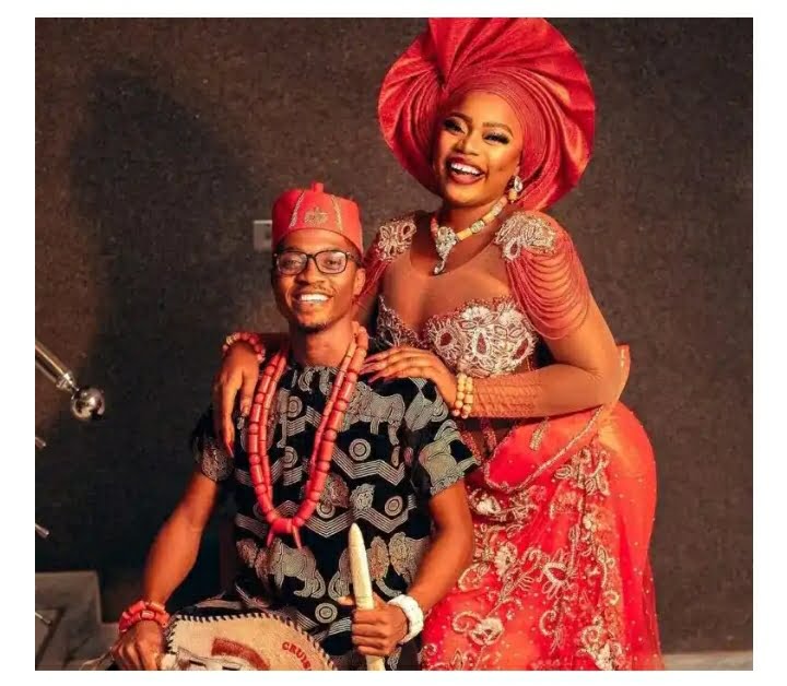 ‘Congratulations to my husband and I’ – Comedian Ashmusy gushes as she splashes wedding photos