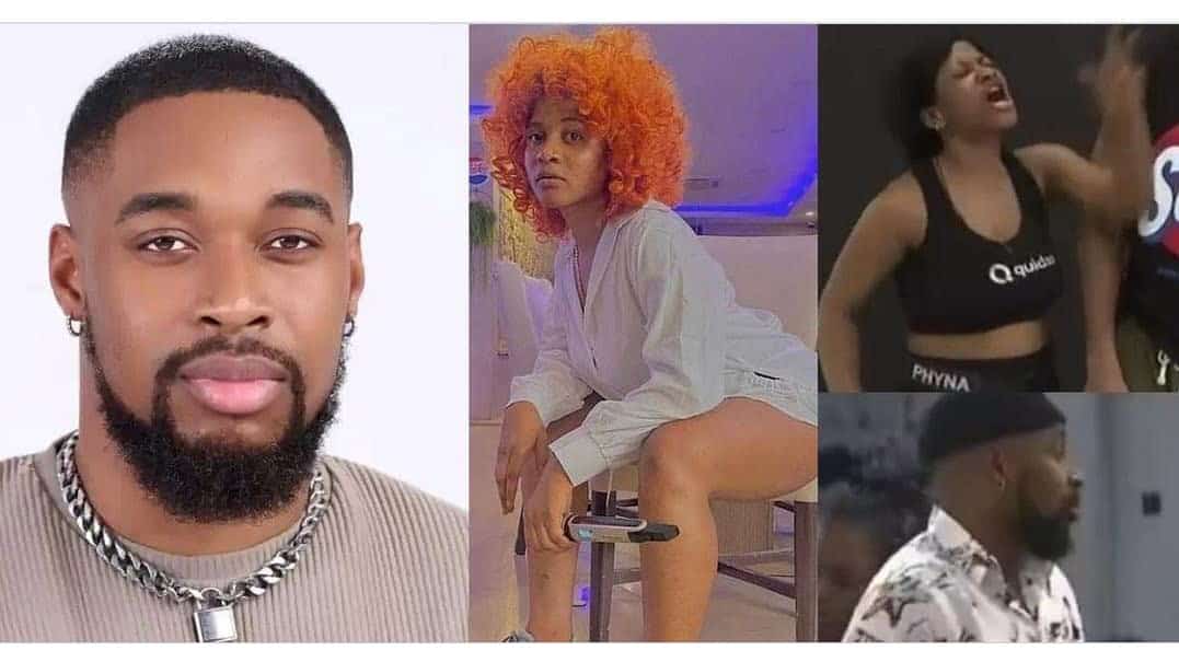 #BBNaija: “If you’re up for eviction against me, you’ll go home” – Sheggz tells Phyna as they fight over wager task (Video)