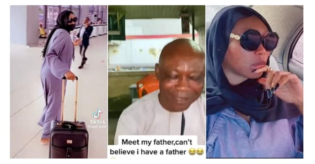 "I Haven't Seen You for Over 24 Years of My Life": Lady in Tears as She Meets Father who Left when she Was 4