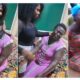 Daughter of Widow who was Flogged and Tagged a Witch in Abia State Breaks Down in Tears after Seeing Her Mum